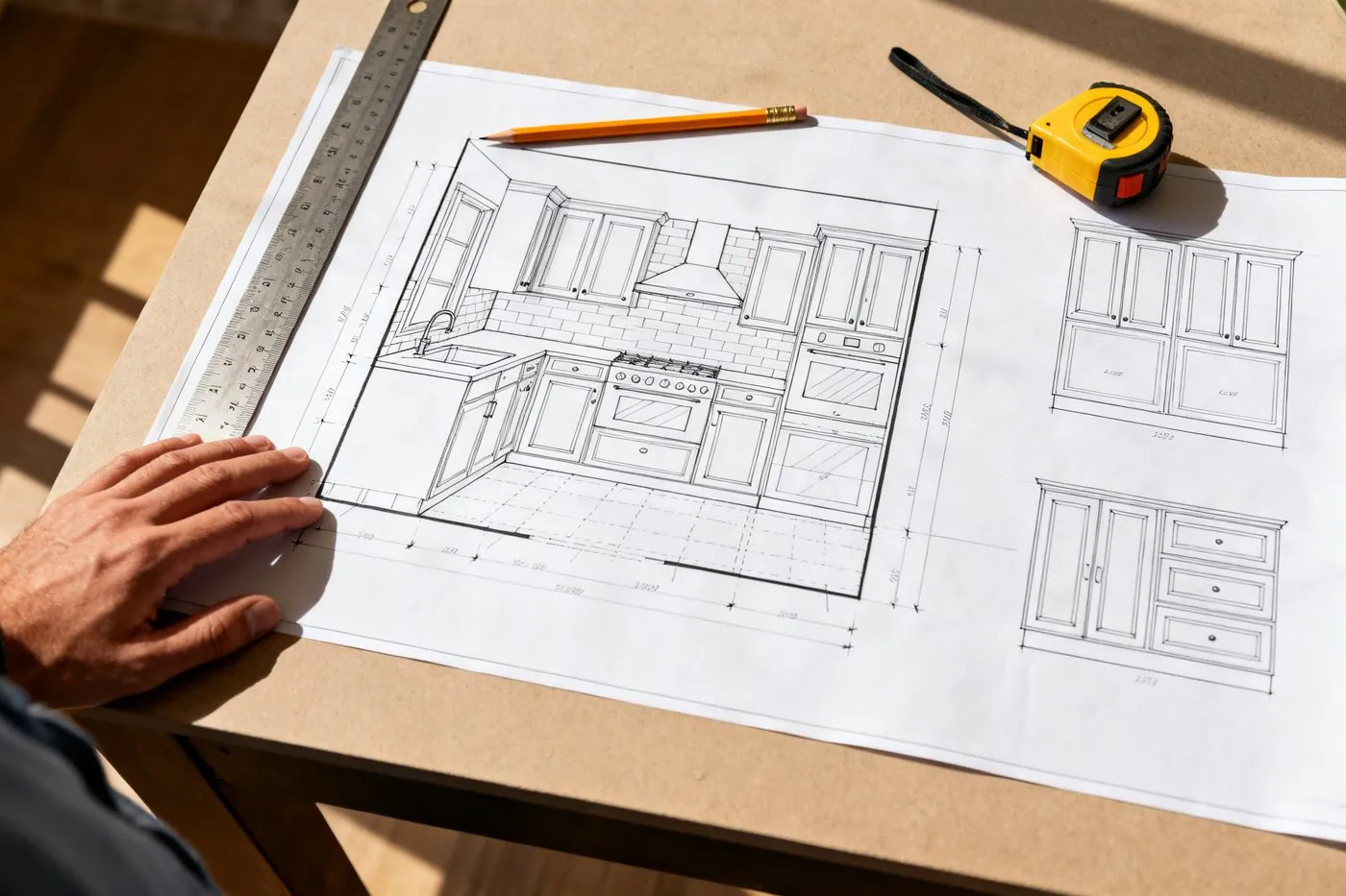 Kitchen layout planning and design consultation